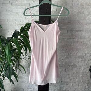 Rebecca Taylor Soft Pink V Neck Camisole Blouse Size XL
